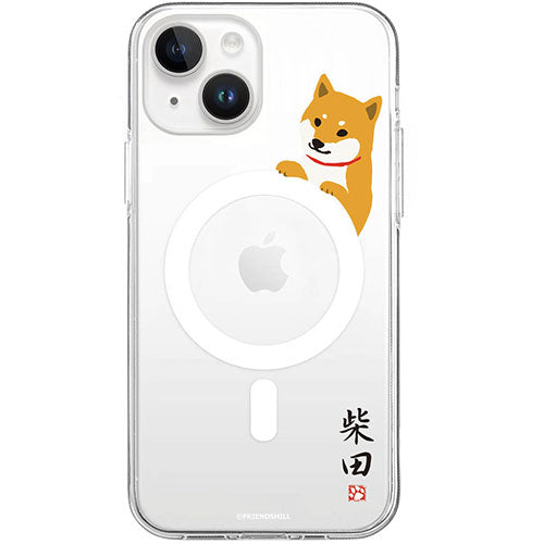 abbi FRIENDS アビィフレンズ 公式ライセンス品 しばたさんMagSafe対応クリアケース for iPhone 15 Plus 柵の向こう ABF25399i15PL