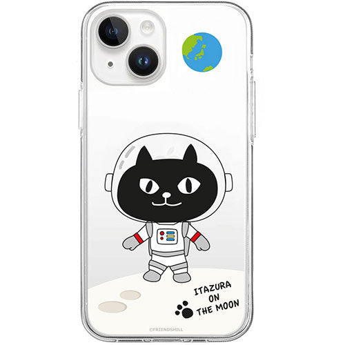 abbi FRIENDS アビィフレンズ 公式ライセンス品 ネコマンジュウソフトクリアケース for iPhone 15 Plus キャットウォーク オン ザ ムーン ABF25402i15PL