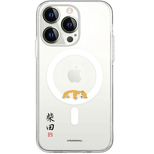 abbi FRIENDS アビィフレンズ 公式ライセンス品 しばたさんMagSafe対応クリアケース for iPhone 15 Pro Max 昼寝 ABF25405i15PM