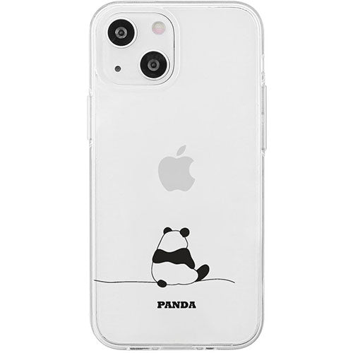 AKAN エイカン ソフトクリアケース for iPhone 15 パンダ AK25622i15