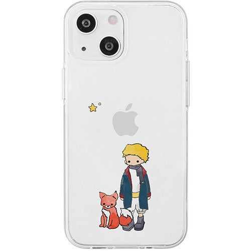AKAN エイカン ソフトクリアケース for iPhone 15 リトルプリンスとキツネ AK25632i15
