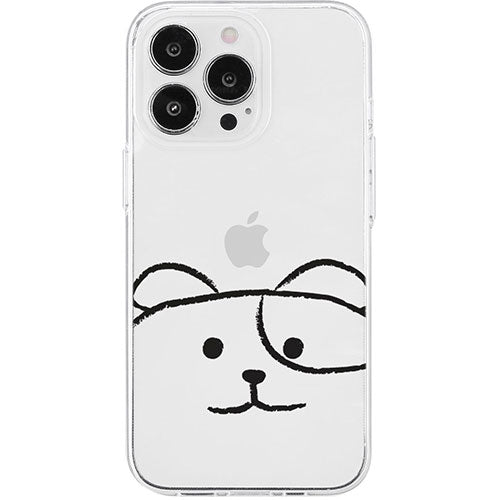 AKAN エイカン ソフトクリアケース for iPhone 15 Pro MYPETイヌ AK25637i15PR
