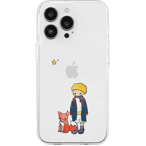 AKAN エイカン ソフトクリアケース for iPhone 15 Pro リトルプリンスとキツネ AK25652i15PR