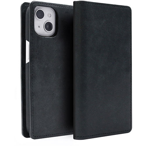 ABBI SIGNATURE MARGOTイタリアンレザー MagSafe対応ダイアリーケース for iPhone 15 ブラック ABS26152i15