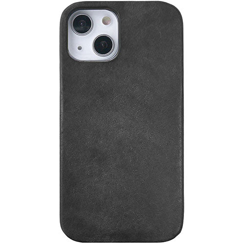 ABBI SIGNATURE MARGOTイタリアンレザー MagSafe対応バックカバー for iPhone 15 ブラック ABS26156i15