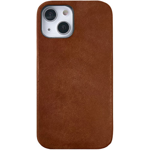 ABBI SIGNATURE MARGOTイタリアンレザー MagSafe対応バックカバー for iPhone 15 ブラウン ABS26158i15