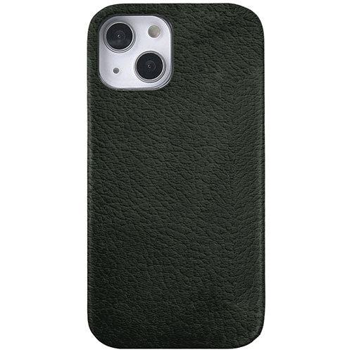 ABBI SIGNATURE VINTAGE イタリアンレザー MagSafe対応バックカバー for iPhone 15 グリーン ABS26165i15