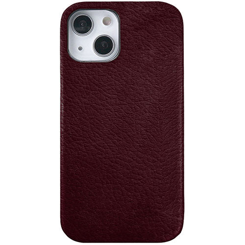 ABBI SIGNATURE VINTAGE イタリアンレザー MagSafe対応バックカバー for iPhone 15 ワイン ABS26166i15