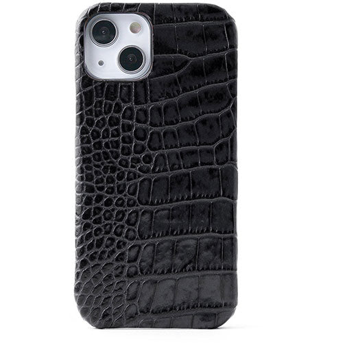 ABBI SIGNATURE LIPARI イタリアンレザー MagSafe対応バックカバー for iPhone 15 ブラック ABS26171i15