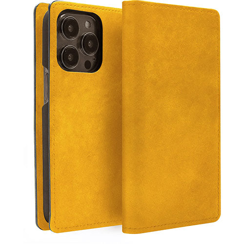 ABBI SIGNATURE MARGOTイタリアンレザー MagSafe対応ダイアリーケース for iPhone 15 Pro タン ABS26177i15PR
