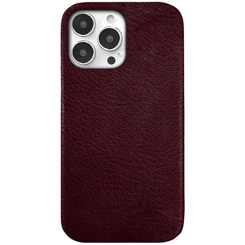 ABBI SIGNATURE VINTAGE イタリアンレザー MagSafe対応バックカバー for iPhone 15 Pro ワイン ABS26188i15PR