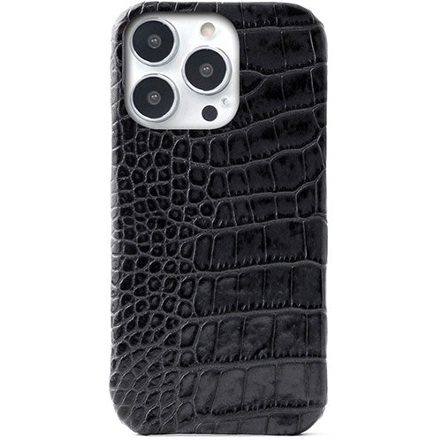 ABBI SIGNATURE LIPARI イタリアンレザー MagSafe対応バックカバー for iPhone 15 Pro Max ブラック ABS26199i15PM