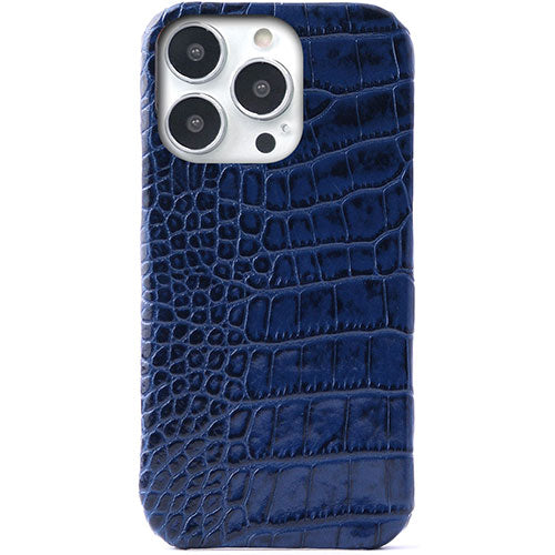 ABBI SIGNATURE LIPARI イタリアンレザー MagSafe対応バックカバー for iPhone 15 Pro Max ネイビー ABS26200i15PM