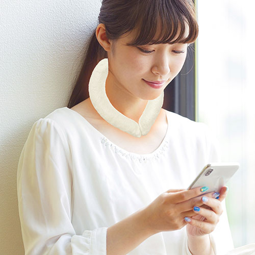 グローバルジャパン どこでもHOT NECK RING Sサイズ ダスティグリーン GJ40922