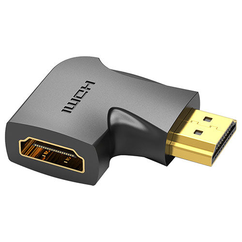 VENTION 4K対応 HDMI 90°折れ Male to Female アダプター 2個入り AI-2205