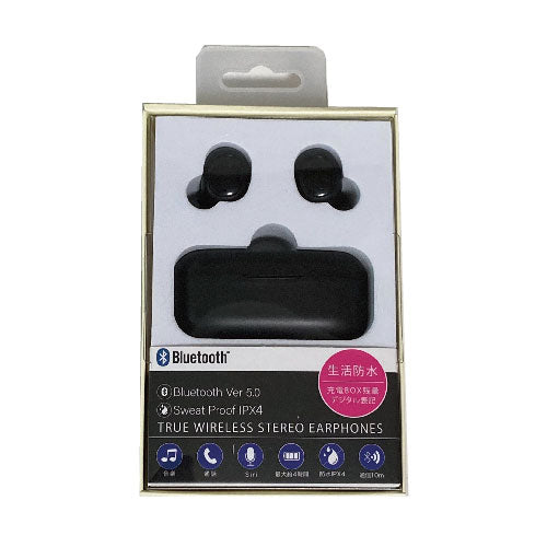 E-SELECT Bluetooth5.0 フルワイヤレス イヤホン ES-TWS2BT BK
