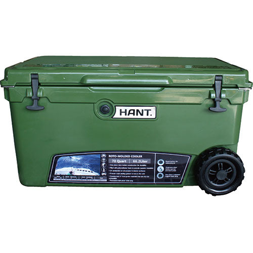 ジェイエスピー HANT クーラーボックス キャスター付き カーキ 70QT HAC70W-KH