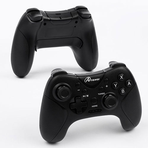 アンサー Switch用 ワイヤレスコントローラ マクロマスター ブラック ANS-SW159BK