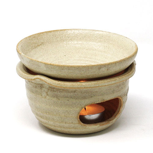 A&K 瀬戸焼き 茶香炉 「和-Nagomi-」(大) 陶都・瀬戸の老舗窯元「生宝陶苑」プロデュース 白 KIR-007W