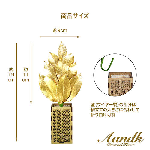 A&K 金の榊ミニS 榊立てカバー 神棚セット小 FT-010