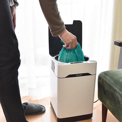 サンコー センサー式ゴミ箱掃除機 吸っちゃうダストボックス S-TVC20W