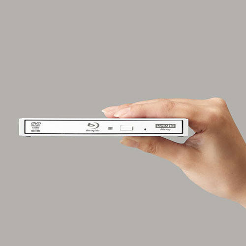 エレコム Type-C ポータブルBD 再生 書込ソフト付 ホワイト LBD-PWB6U3CSWH