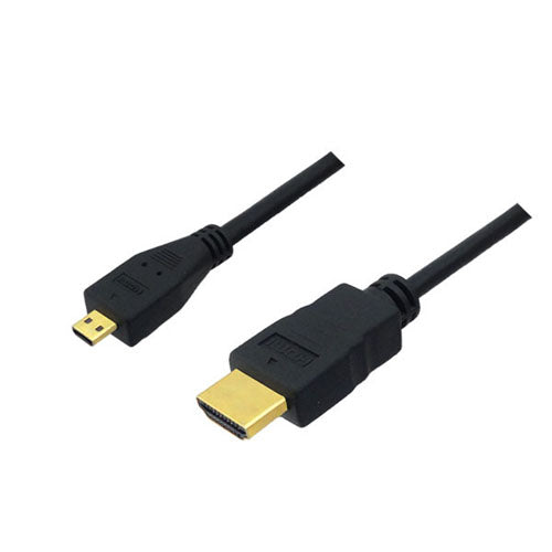 3Aカンパニー マイクロHDMIケーブル 0.5m 4K/3D対応 HDMI-microHDMI変換ケーブル AVC-HDMI05MC バルク