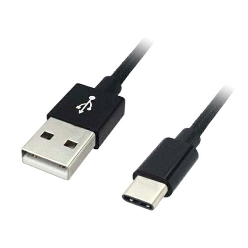デイトリッパー USB Type-Cケーブル USB2.0 2m ロープタイプ ブラック LBR-TCC2MBK