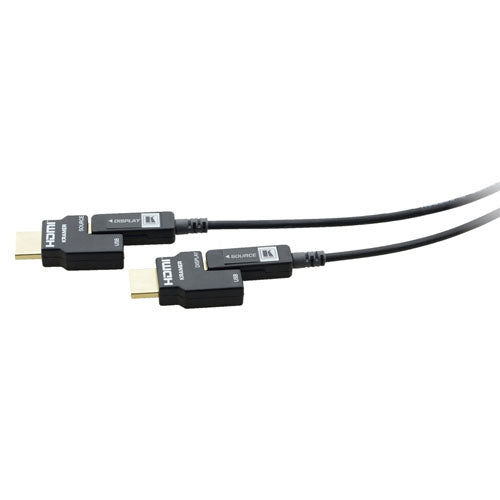 ラトックシステム アクティブHDMI光ファイバーケーブル 4K60Hz(4:4:4)対応 脱着型コネクタ 10m CLS-AOCH/60-33
