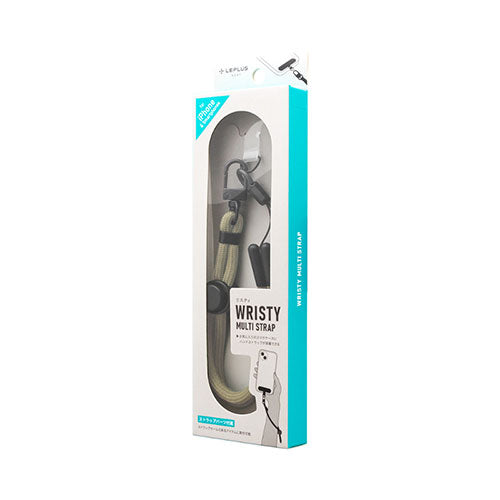LEPLUS NEXT スマートフォン 汎用 ハンドストラップ WRISTY MULTI STRAP ベーシックタイプ ベージュ LN-HS03BG