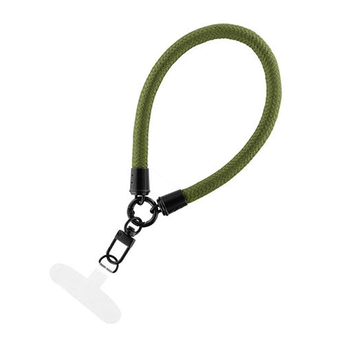 LEPLUS NEXT スマートフォン 汎用 ハンドストラップ WRISTY MULTI STRAP 太丸紐タイプ カーキ LN-HS04CA