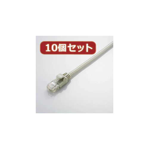 10個セット エレコム やわらかLANケーブル(Cat5E準拠) LD-CTY LG2X10