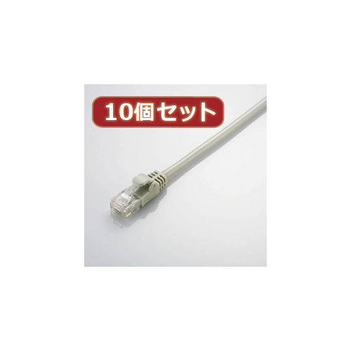 10個セット エレコム やわらかLANケーブル(Cat5E準拠) LD-CTY LG3X10