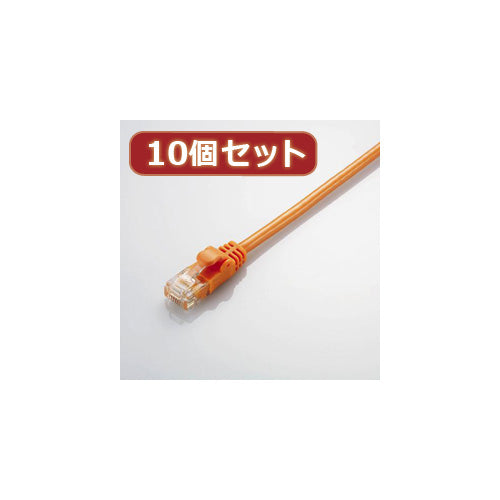 10個セット エレコム Gigabit やわらかLANケーブル(Cat6準拠) LD-GPY DR3X10