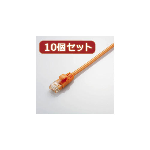 10個セット エレコム Gigabit やわらかLANケーブル(Cat6準拠) LD-GPY DR5X10