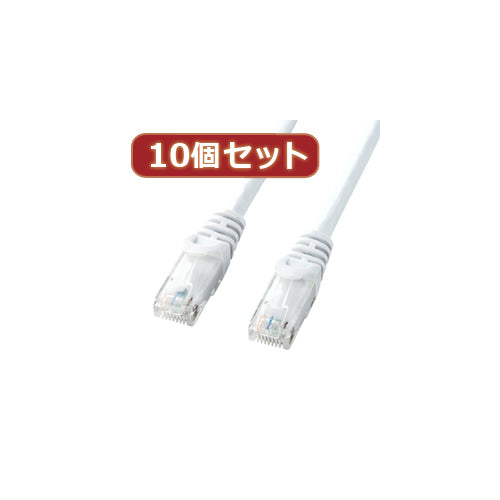 10個セットサンワサプライ カテゴリ6UTPLANケーブル LA-Y6-01WX10