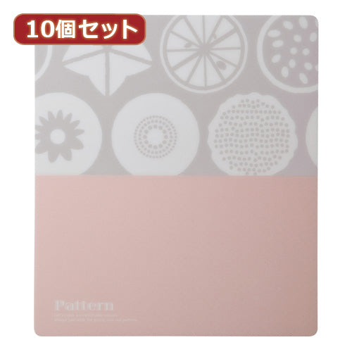 10個セットサンワサプライ パターンマウスパッド(フルーツ) MPD-216CX10
