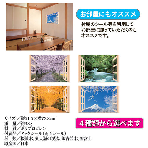 昭プラ お風呂のポスター 四季彩 雪富士 + 薬用入浴剤ギフトセット B6133529+8095654