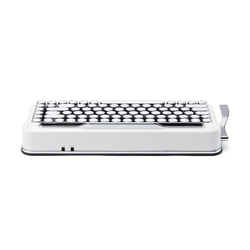 AJAX タイプライター風キーボードPENNA(ペナ) Pure White + アルカリ乾電池 単3形10本パックセット PNADWH+HDLR6/1.5V10P