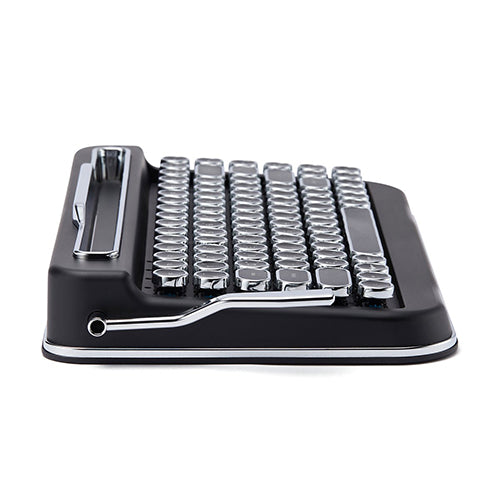 AJAX タイプライター風キーボードPENNA(ペナ) Black + アルカリ乾電池 単3形10本パックセット PNADBK+HDLR6/1.5V10P