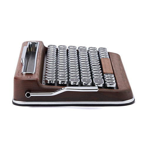 AJAX タイプライター風キーボードPENNA(ペナ) Special Wood + アルカリ乾電池 単3形10本パックセット PNADSW+HDLR6/1.5V10P
