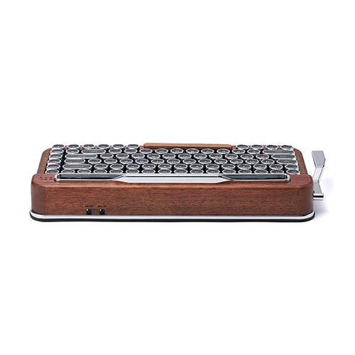 AJAX タイプライター風キーボードPENNA(ペナ) Special Wood + アルカリ乾電池 単3形10本パックセット PNADSW+HDLR6/1.5V10P