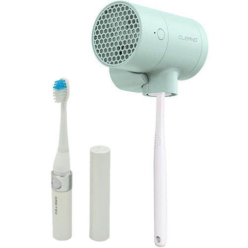 CLEAND 歯ブラシUV除菌乾燥機 T-dryer Mint + 音波式電動歯ブラシ CL20315+TB-303WT