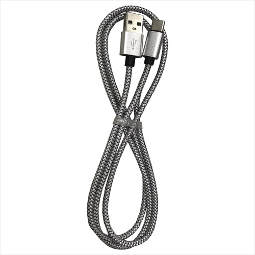 20個セット Lazos USB - Type C 3A ケーブル　シルバー　1m L-TC3-S1X20