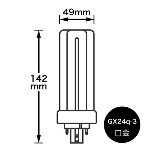 【5個セット】 YAZAWA コンパクト形蛍光灯 32形 昼白色 FHT32EXNX5