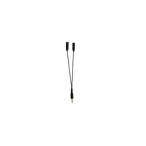 【10個セット】 YAZAWA 2分配オーディオコード黒 TK01BKX10