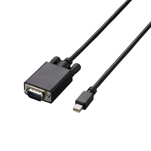 【5個セット】エレコム Mini DisplayPort-VGA変換ケーブル/1m/ブラック AD-MDPVGA10BKX5