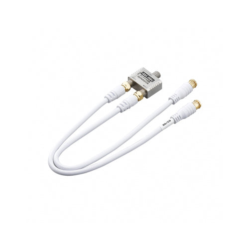 【5個セット】 YAZAWA アンテナ分波器 ケーブル30cm SV/WHATS48S302X5