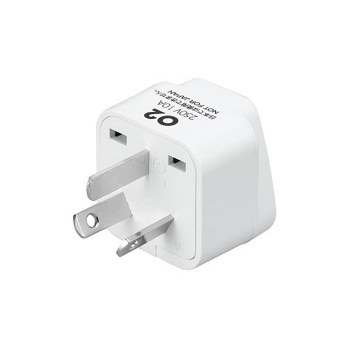 【10個セット】 YAZAWA 海外用電源プラグO2タイプKP8X10