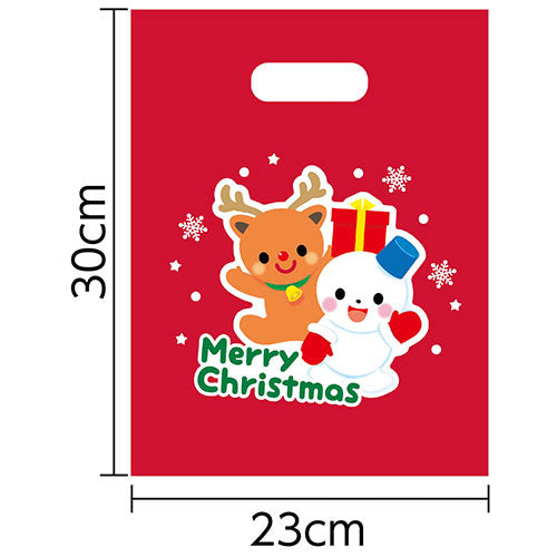 【5個セット(100枚×5)】ARTEC クリスマスプレゼント袋 小(マチ無し)100枚 ATC6714X5